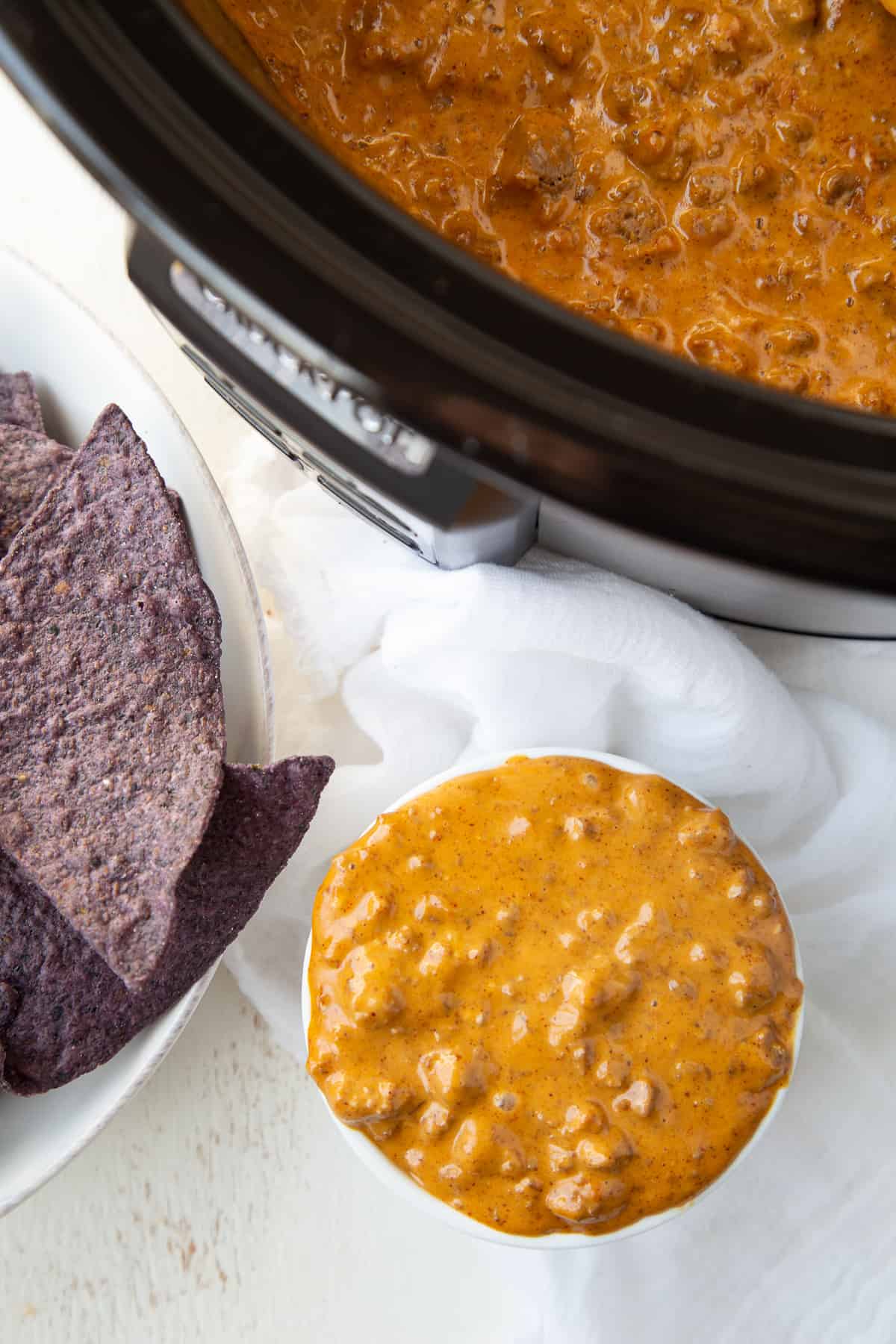 Crock Pot Chili Cheese Casserole - Recipes That Crock!