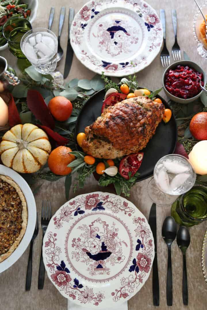 Thanksgiving Dinner Menu for 6 People - Gift of Hospitality
