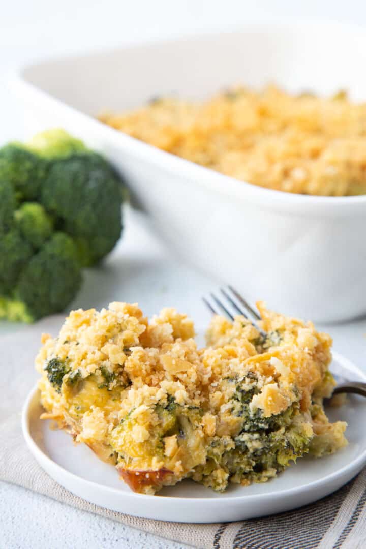 Velveeta Broccoli Casserole with Ritz Crackers - Gift of Hospitality