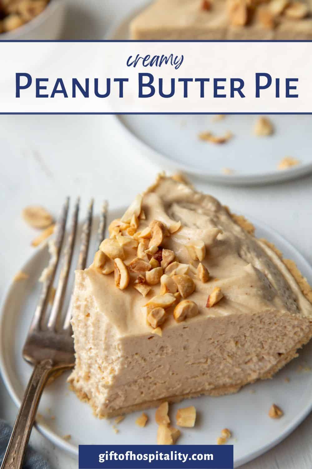 Peanut Butter Pie - Gift Of Hospitality