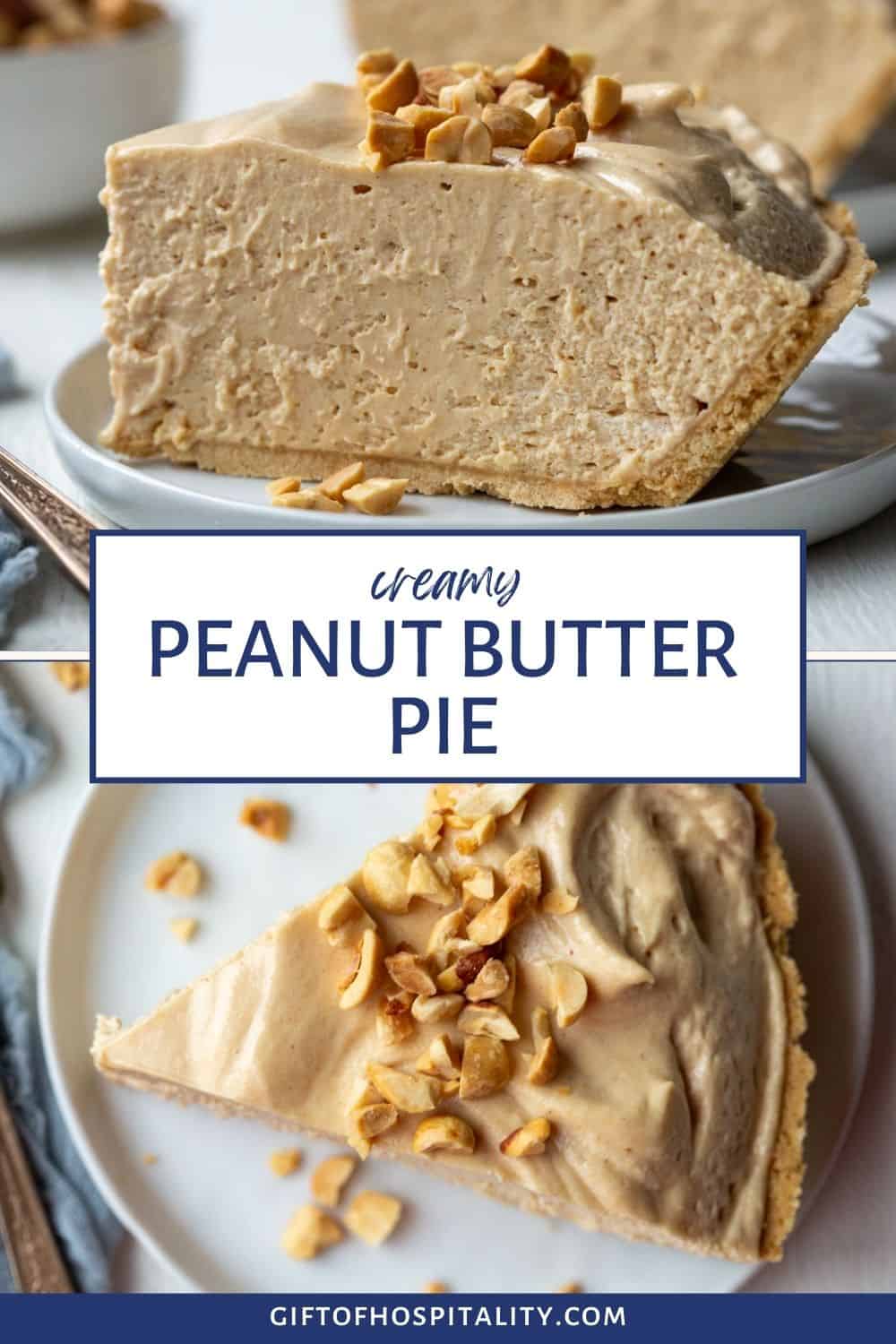 Peanut Butter Pie - Gift of Hospitality